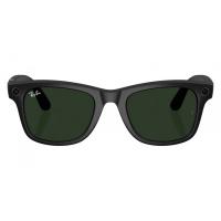 Умные очки Ray-Ban Smart Glasses Wayfarer Shiny Matte Black / Transitions Graphite Green, RW4008, с автозатемнением, размеры M и L