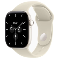 Apple Watch Series 12 42mm Pearl White Ceramic Case with Sand Sport Band (M/L)