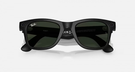 Купить Умные очки Ray-Ban Smart Glasses Wayfarer Shiny Matte Black / Transitions Graphite Green, RW4006, Фотохромные,  с автозатемнением в Самаре